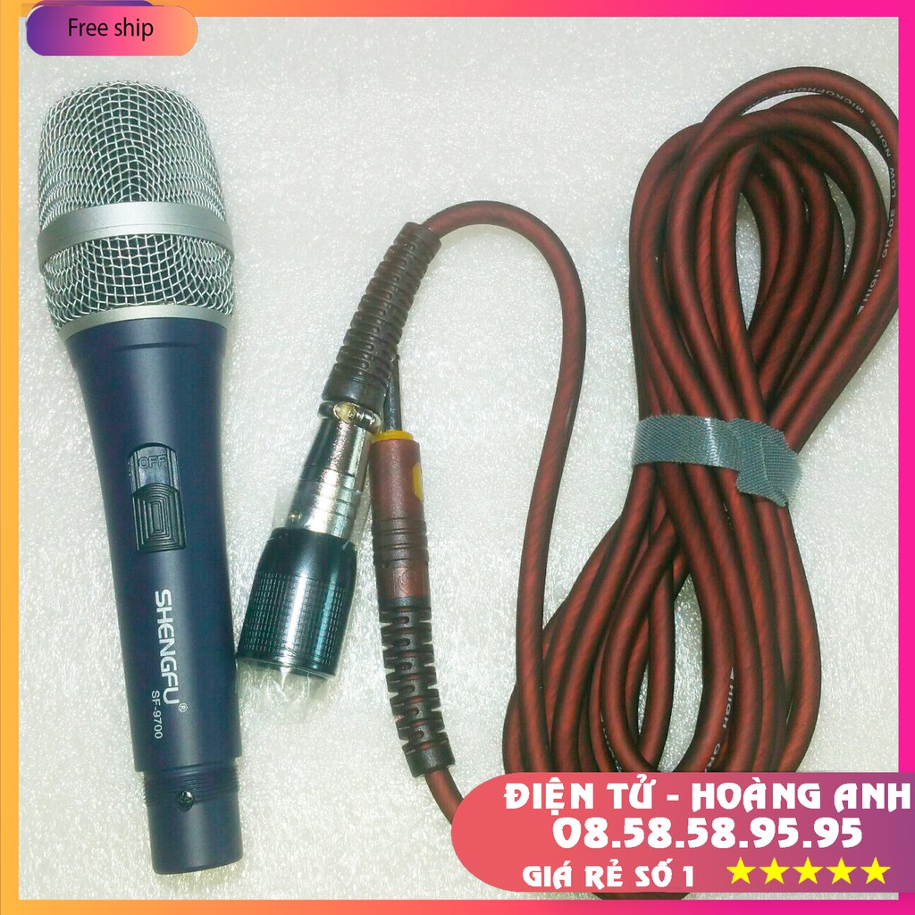 Mic dây KTV SR688 ( dây dài 5M )