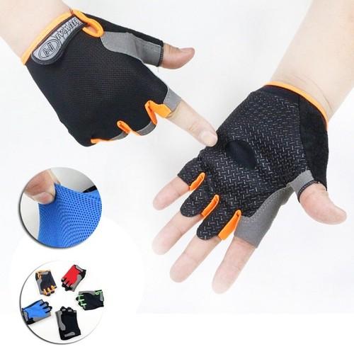 Găng Tay Nam Ngón Cụt Chất Liệu Cao Cấp Thấm Hút Mồ Hôi Tập Thể Dục Ma Sát Tốt, Thông Thoáng - Giá Rẻ