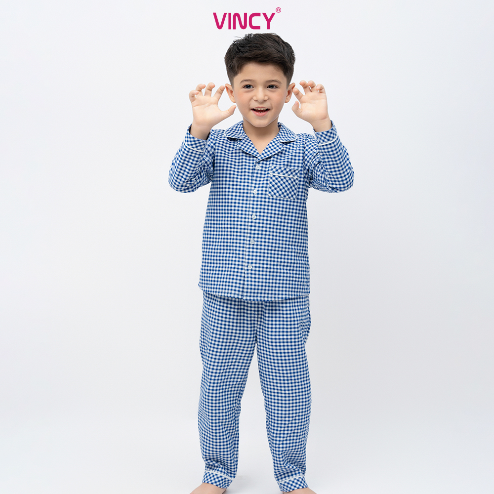 [Mua 3 giảm 20%, mua 2 giảm 15%] Bộ piijama dài tay, chất liệu kate họa tiết đặc trưng NOEL cho bé SDK011W12