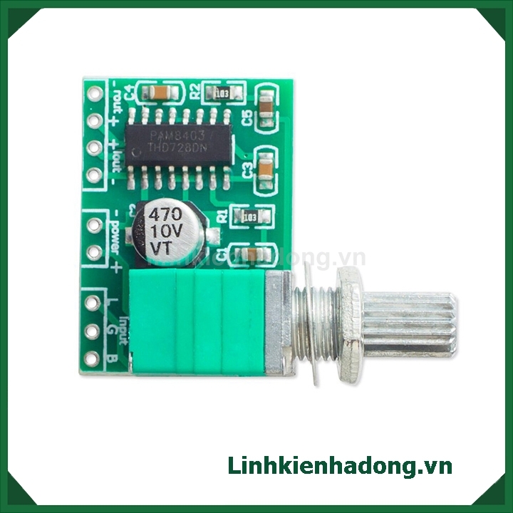 Mạch Khuếch Đại Âm Thanh PAM8403 (Có Volume)