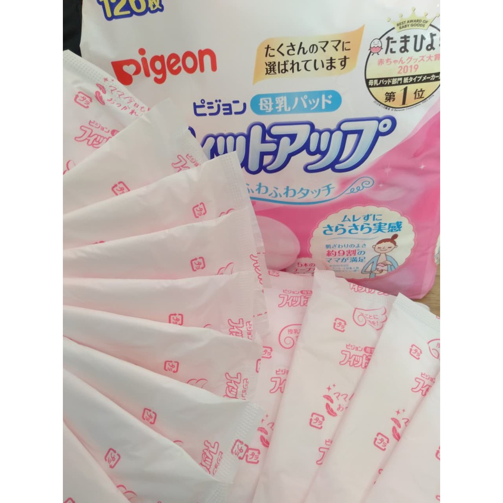 Miếng Lót Thấm Sữa Pigeon Nội Địa Nhật Cộng Miếng 126 + 10 Miếng Siêu Thấm