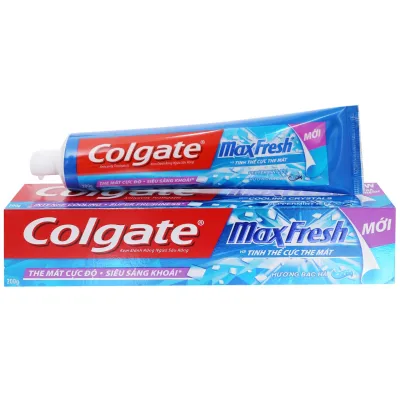 (MỚI) Kem đánh răng Colgate 230G Maxfresh -Thổi bùng sảng khoái +Tặng bàn chải đánh răng CAO CẤP