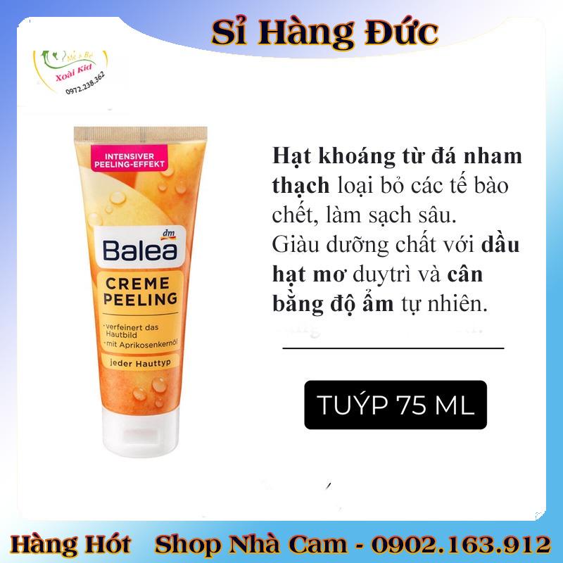 Hàng nội địa Đức Đủ Bill]Tẩy da chết mặt Balea 75ml [Hàng nội địa Đức Đủ Bill]
