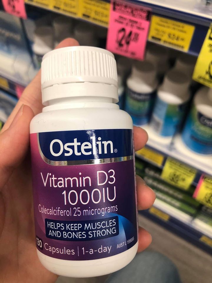 Ostelin vitamin thuần D3 1000IU vitamin D