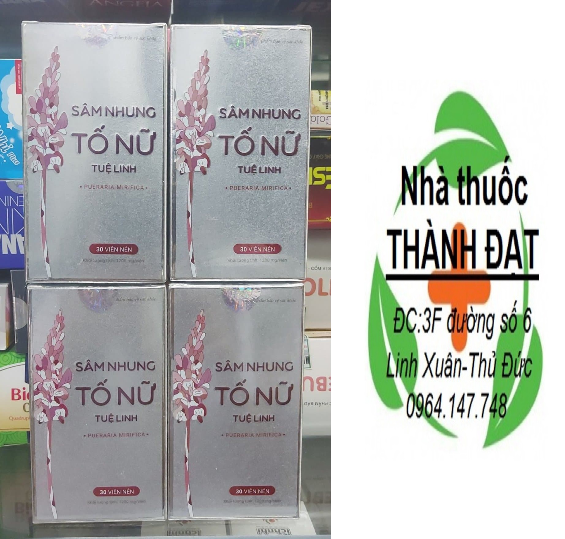 (lọ 30 viên) sâm nhung tố nữ tuệ linh