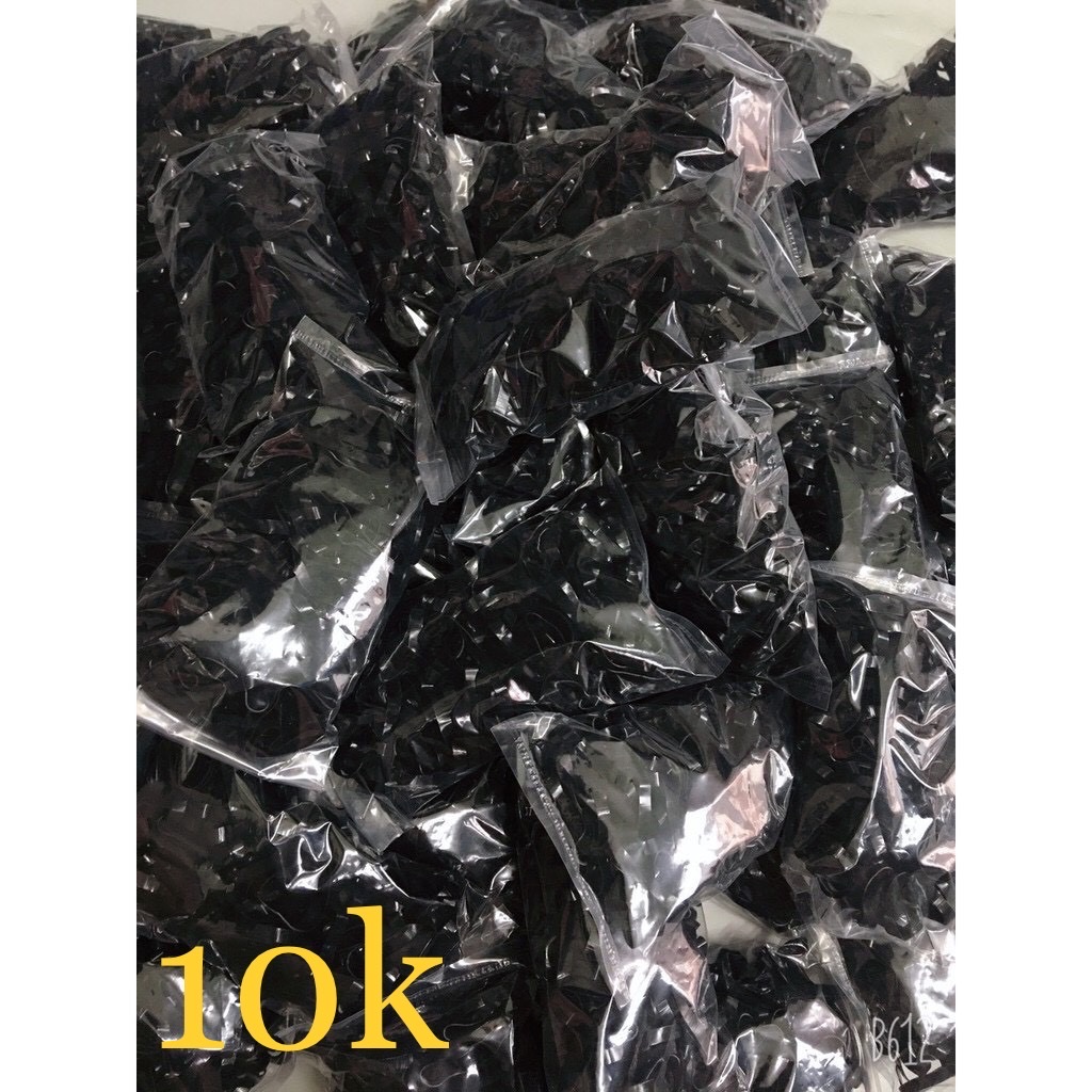 Dây thun buộc tóc cao su đen