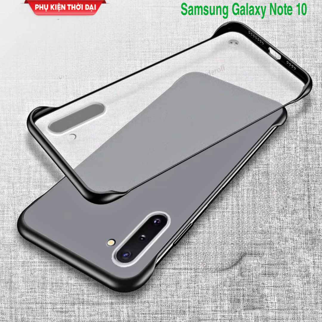 Ốp lưng Samsung Note 10 / Note 10 5G trong mờ nhám siêu mỏng không bo cạnh