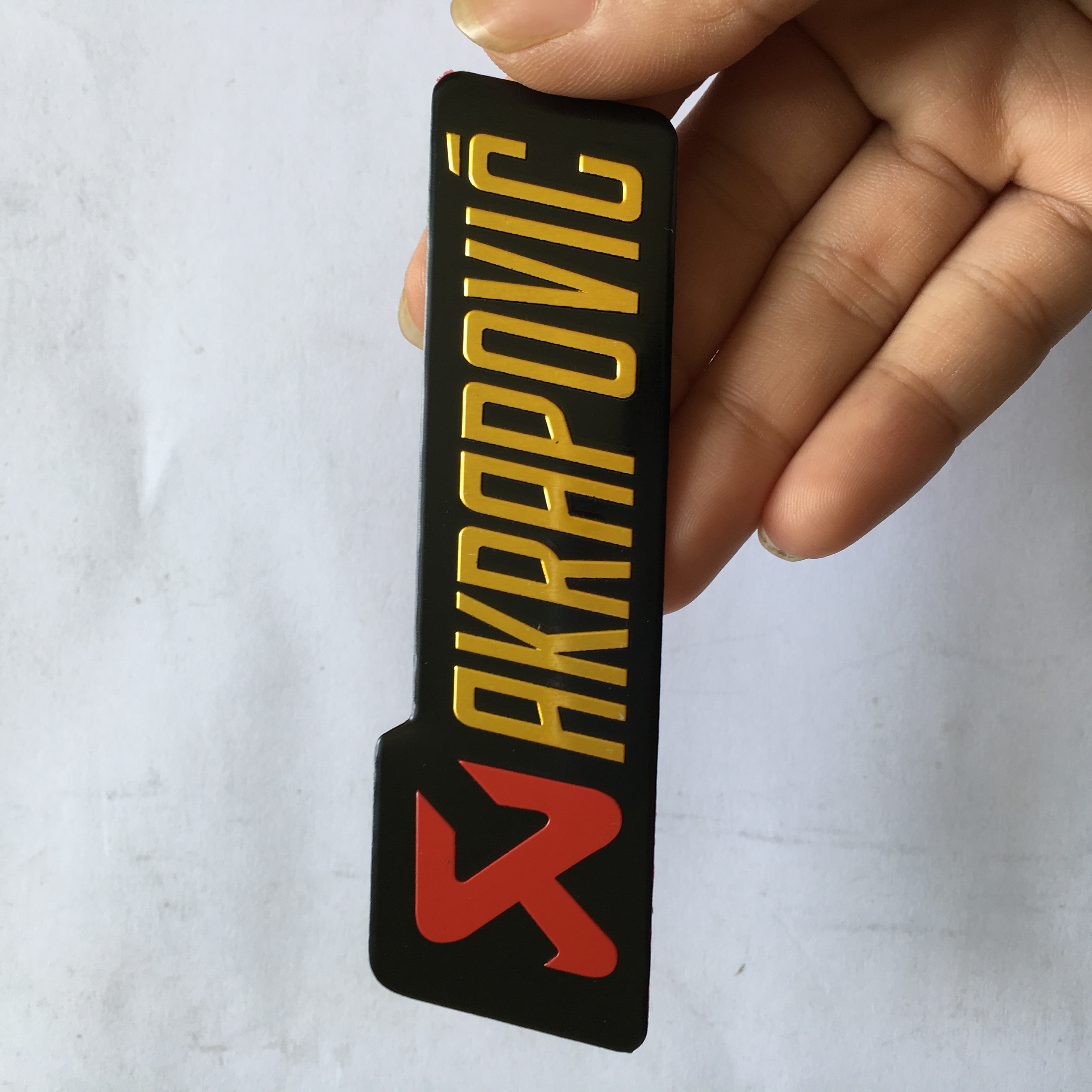 Tem nhôm dán pô xe ống xả AKRAPOVIC #2