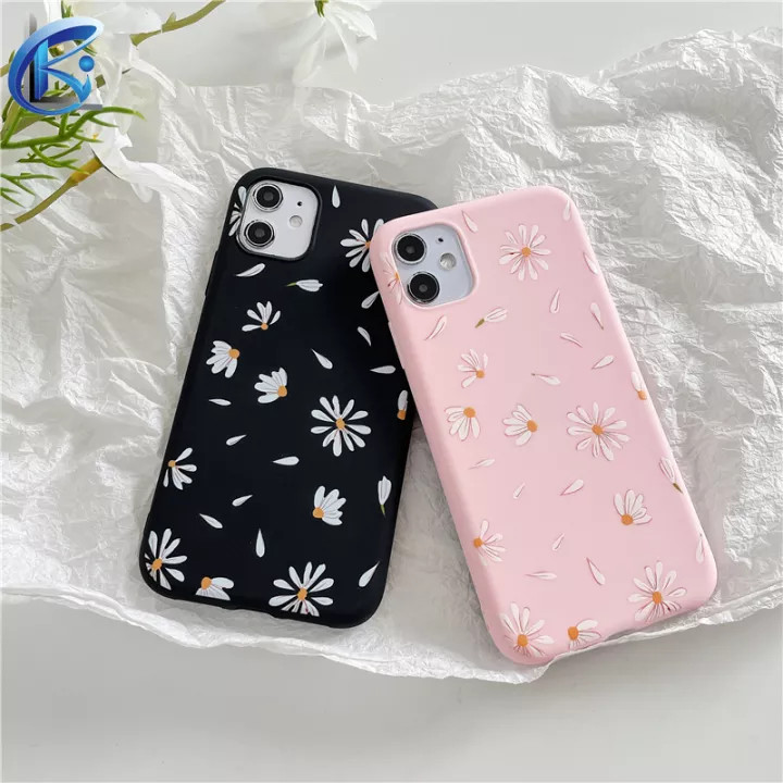 Ốp lưng iphone - ốp iphone trong Hoa Cúc 6/6plus/6s/6splus/7/7plus/8/8plus