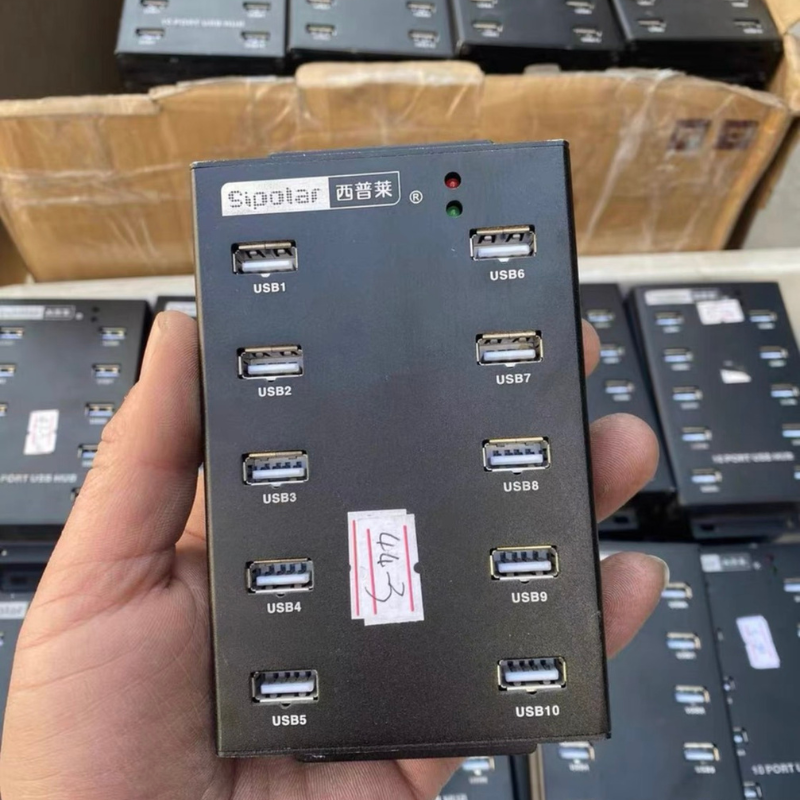 Hub usb Sipolar 20 port, bộ chia cổng usb 32 cổng, box phone