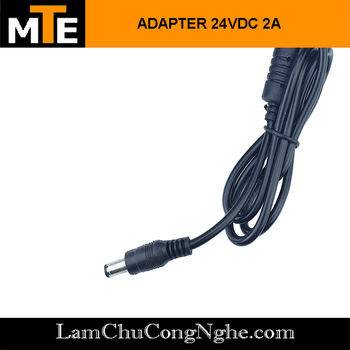 Nguồn adapter 24V 2A jack DC 5.5 x 2.1 mm