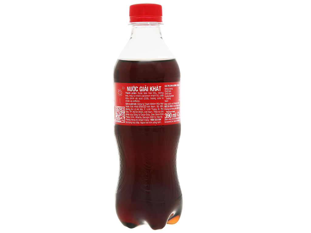 Thùng 24 chai nước ngọt Coca Cola 390ml