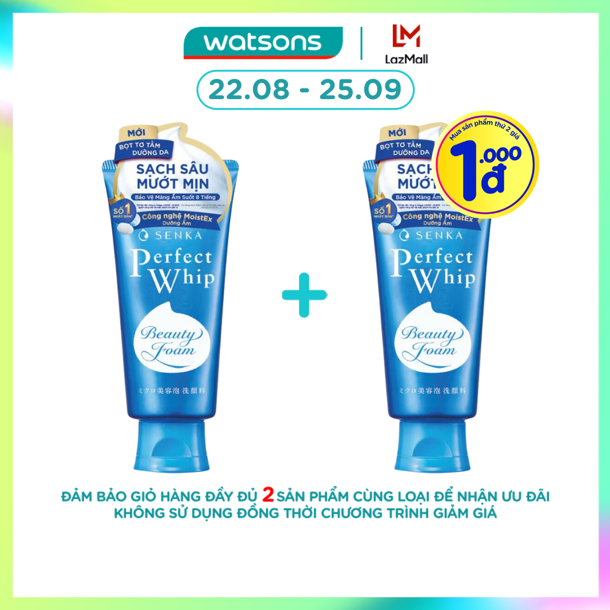 [1000đ SẢN PHẨM THỨ 2] Sữa Rửa Mặt Tạo Bọt Senka Perfect Whip U 120g