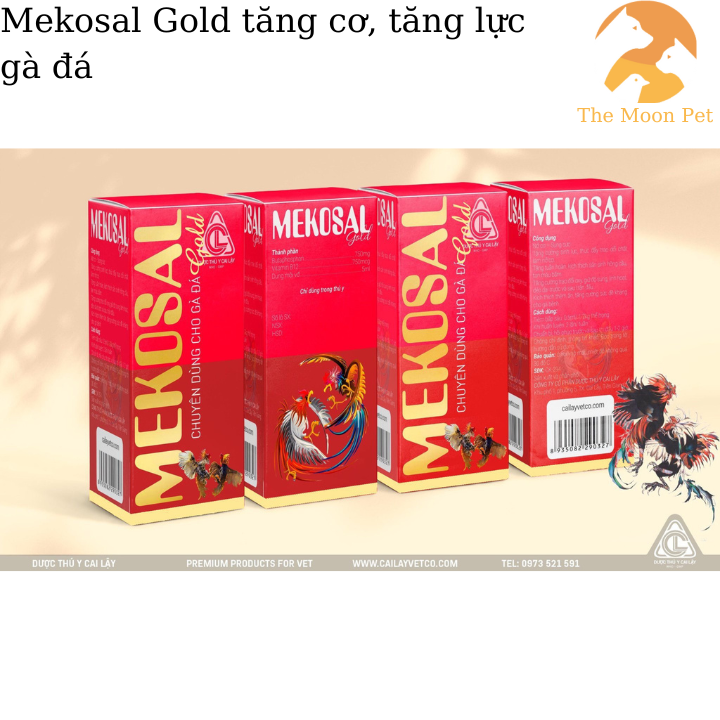 MEKOSAL Gold [1 lọ x [5 ml] Thuốc tăng lực cho gà đá