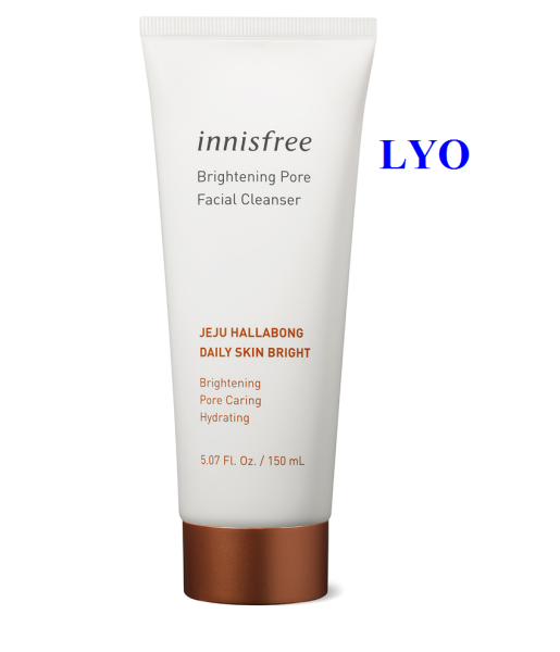 Sữa rửa mặt innisfree brightening Pore Facial Cleanser jeju Hallabong Daily skin Bright 150ml. cao cấp