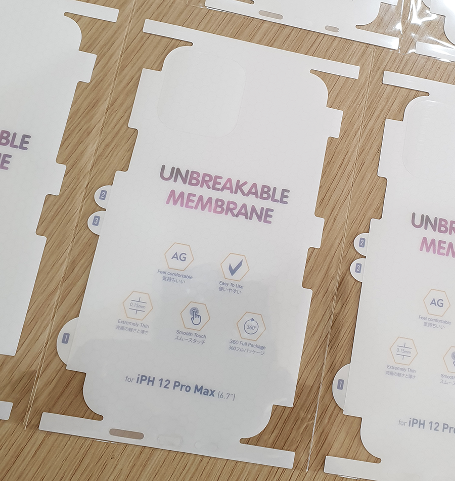 Dán PPF chống bám vân tay phủ viền Iphone 12 Pro Max