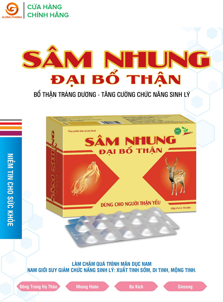Sâm Nhung Đại Bổ thận
