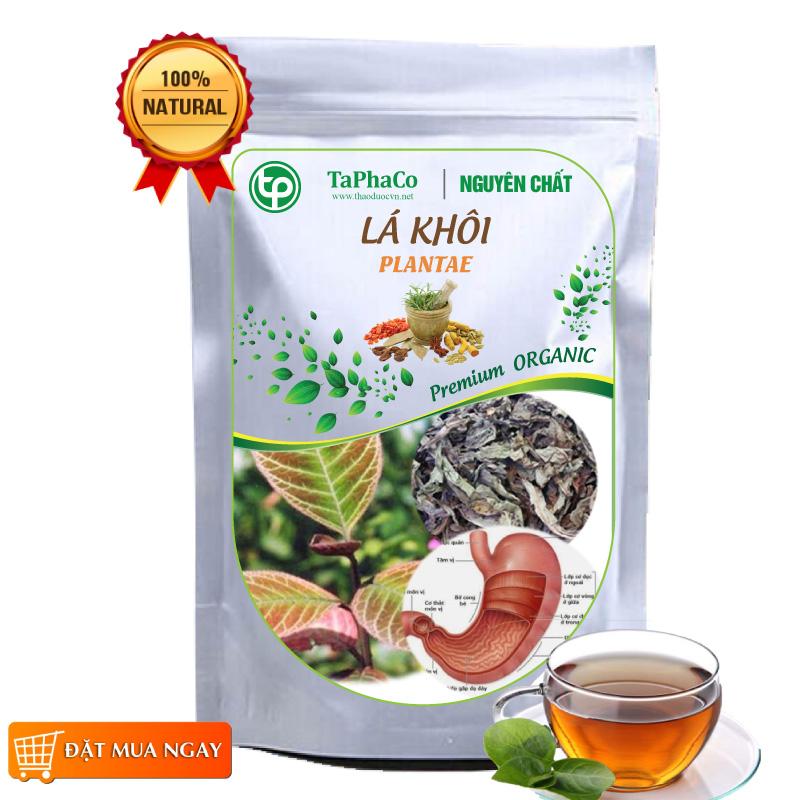 Lá khôi tía khô 100g, Trà lá khô tía khô - Dược Tấn Phát