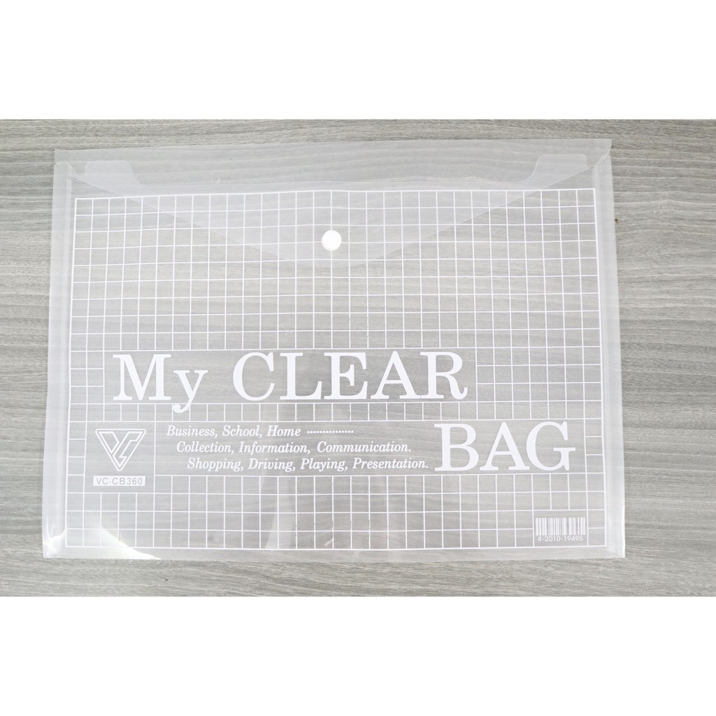 Bìa nút F4 My Clear (xấp/12 cái)
