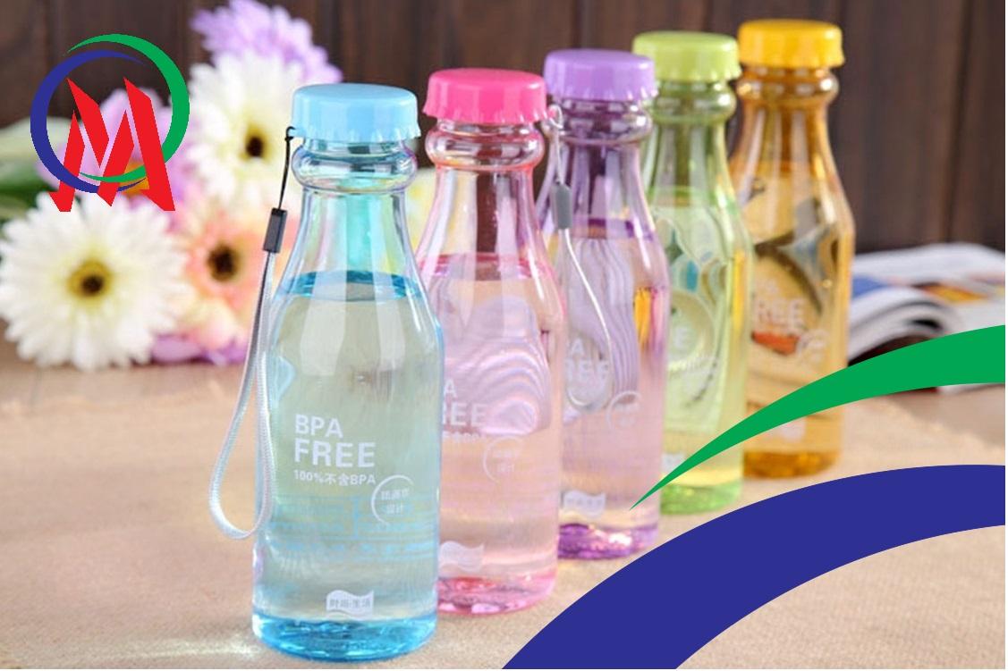 [HCM][CHỊU ĐƯỢC NHIẾT ĐỘ CAO 95 ĐỘ] Bình nước BPA FREE 550ml