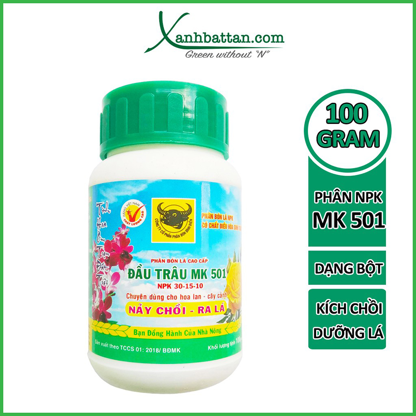 Phân Bón Đầu Trâu Kích Chồi Và Lá 501