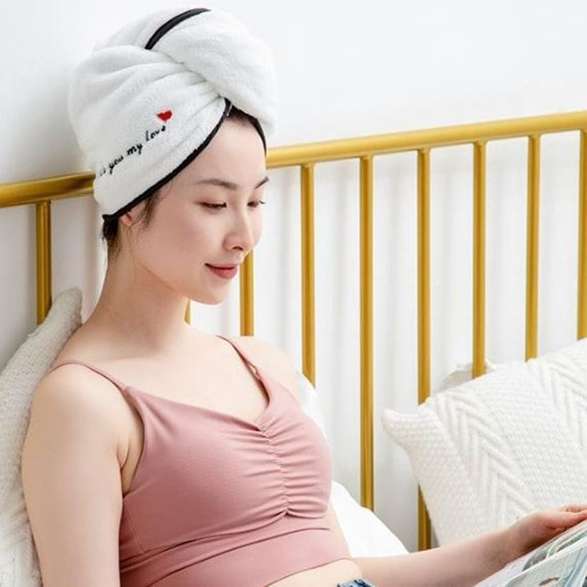 Khăn chùm đầu, ủ tóc, lau khô có túi zip TANASA