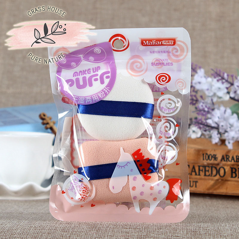 1 SET BÔNG MÚT CHO PHẤN PHỦ & PHẤN NỀN MANILA