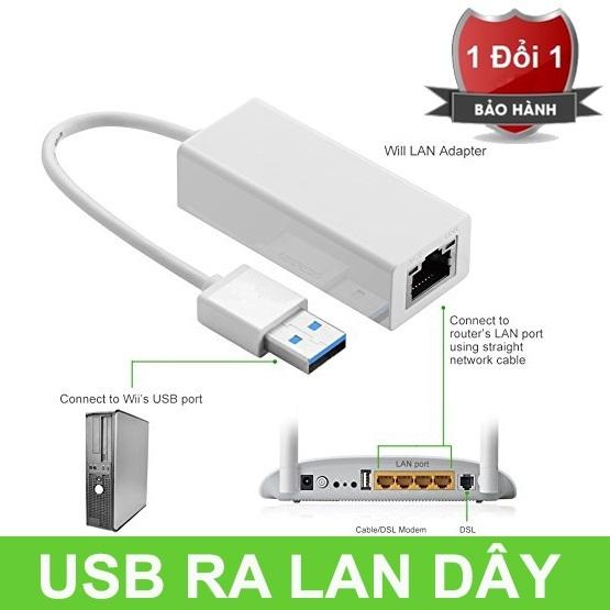 [HCM]CÁP CHUYỂN USB RA LAN CHO APPLE