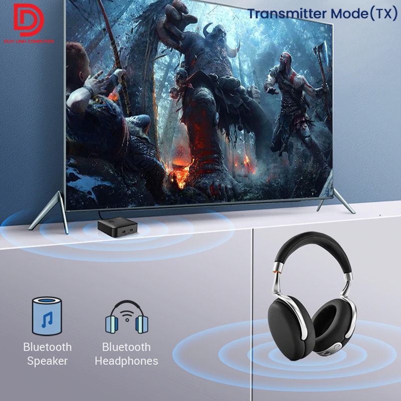 Bộ thu và phát Bluetooth 5.0 chuẩn SPDIF optical, AUX Ugreen 70158