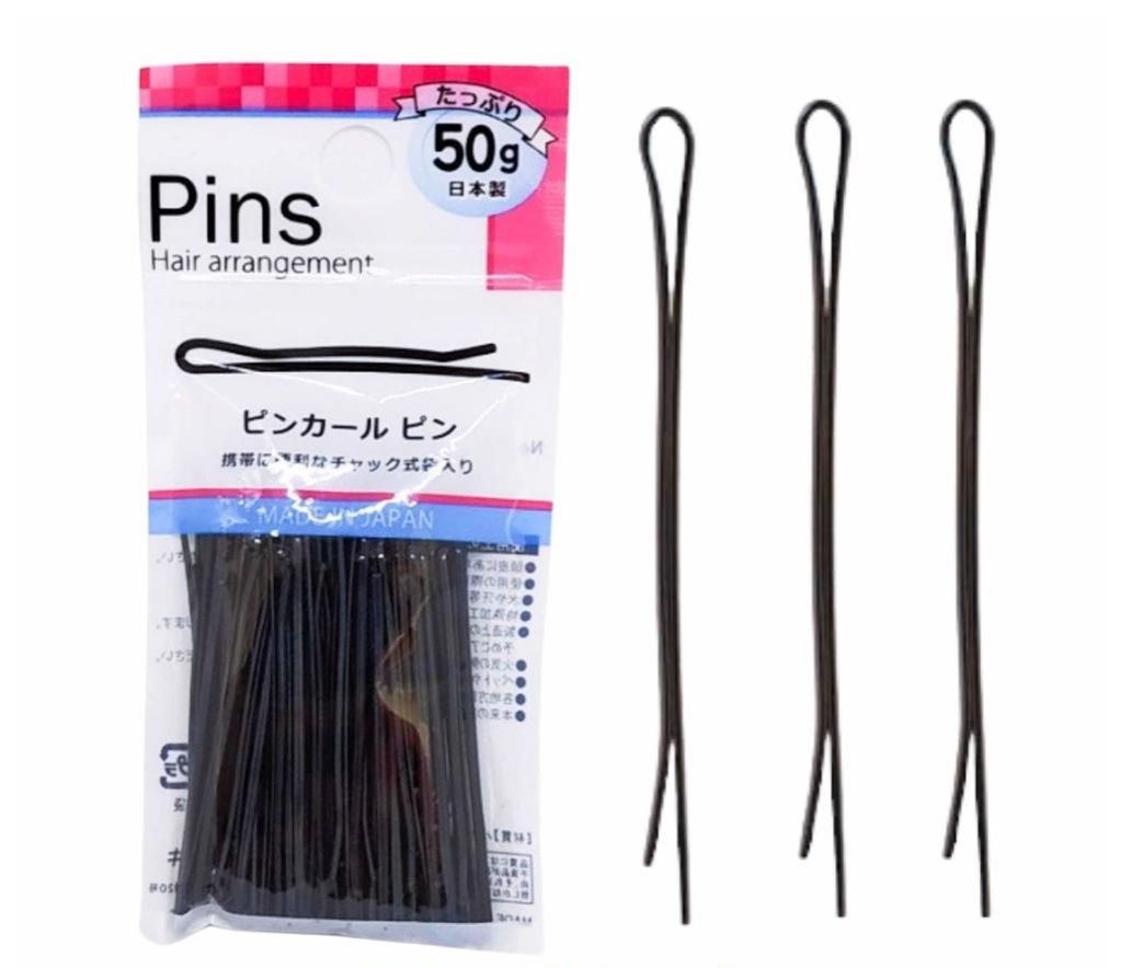 KẸP TĂM KẸP TÓC  MITSUKI (TÚI 50 CHIẾC) - HÀNG NHẬT NỘI ĐỊA