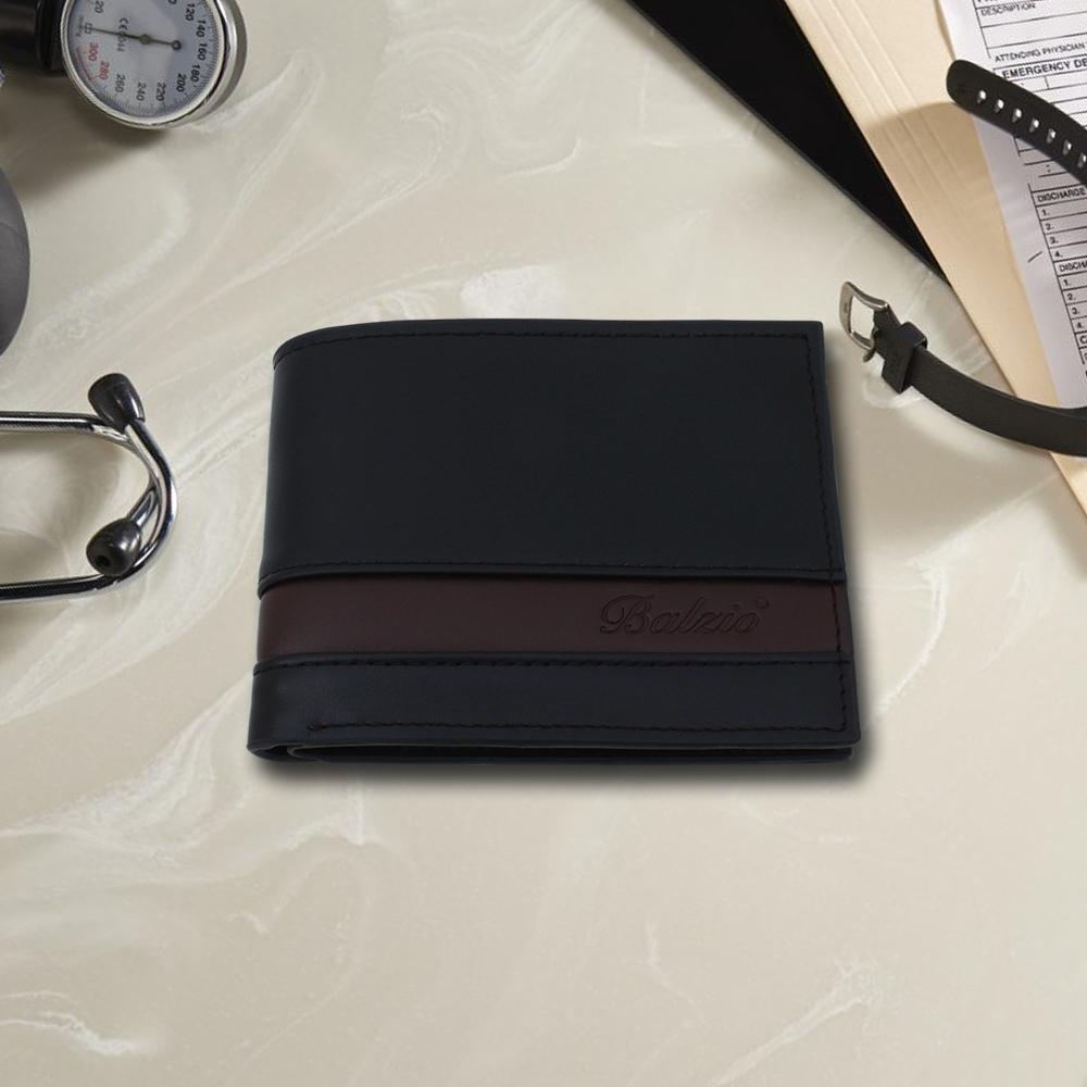 Ví nam W04 100% da bò thật cao cấp bền đẹp BH 1 năm + hộp sang trọng | Thương hiệu BALZIO