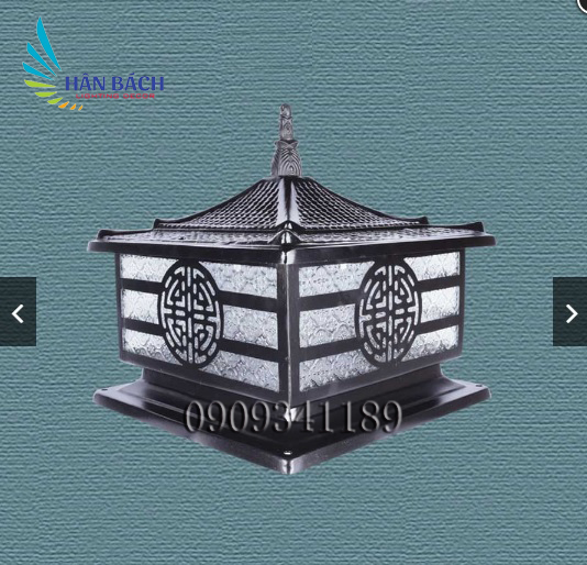 [HCM]Đèn trụ cổng Nhôm đúc cao cấp D400