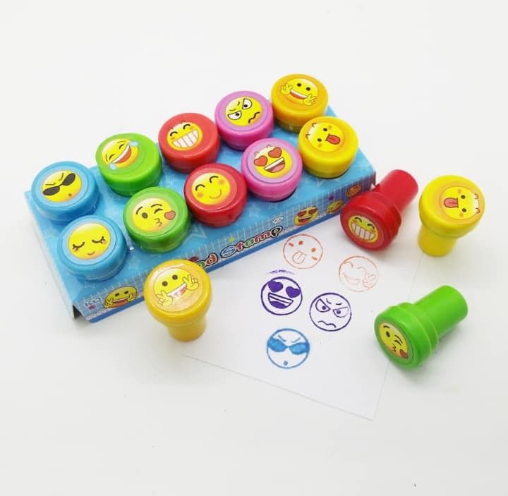Vĩ 10 cái con dấu đồ chơi hình vui nhộn