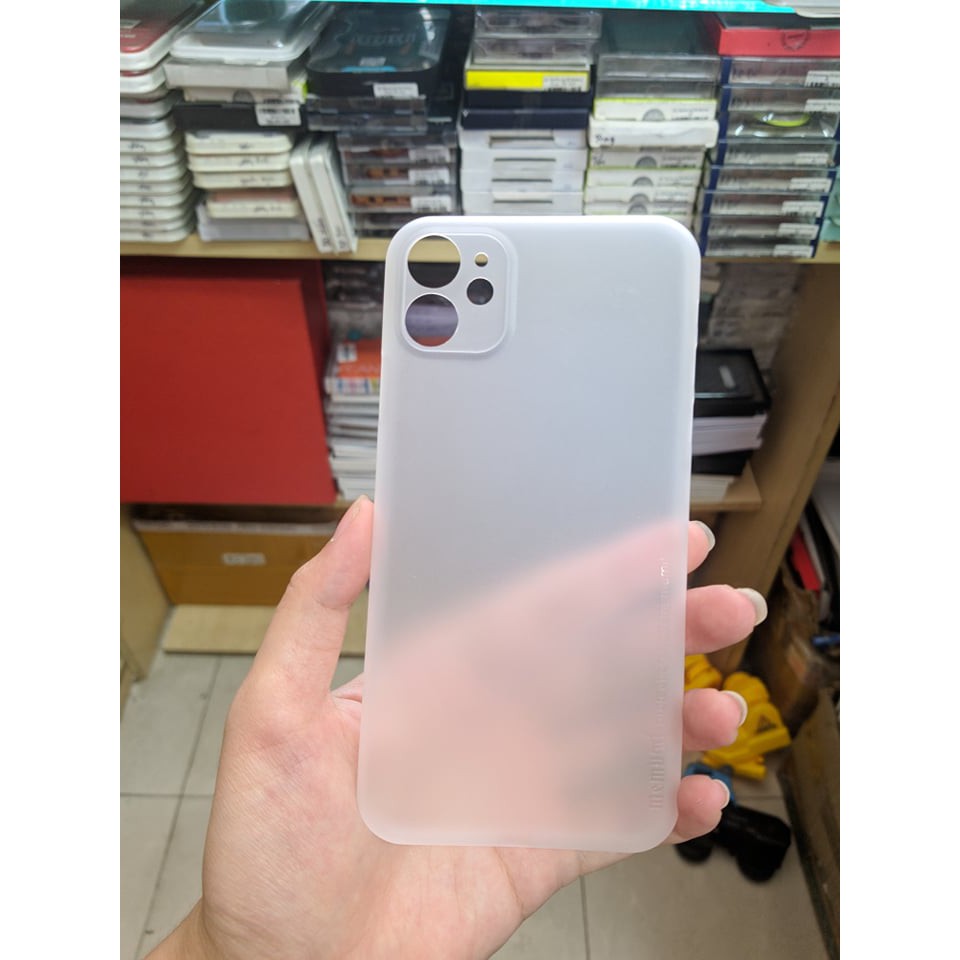 Ốp Lưng iPhone 11 Hiệu Memumi Mỏng Dạng Nhám Mờ Cao Cấp