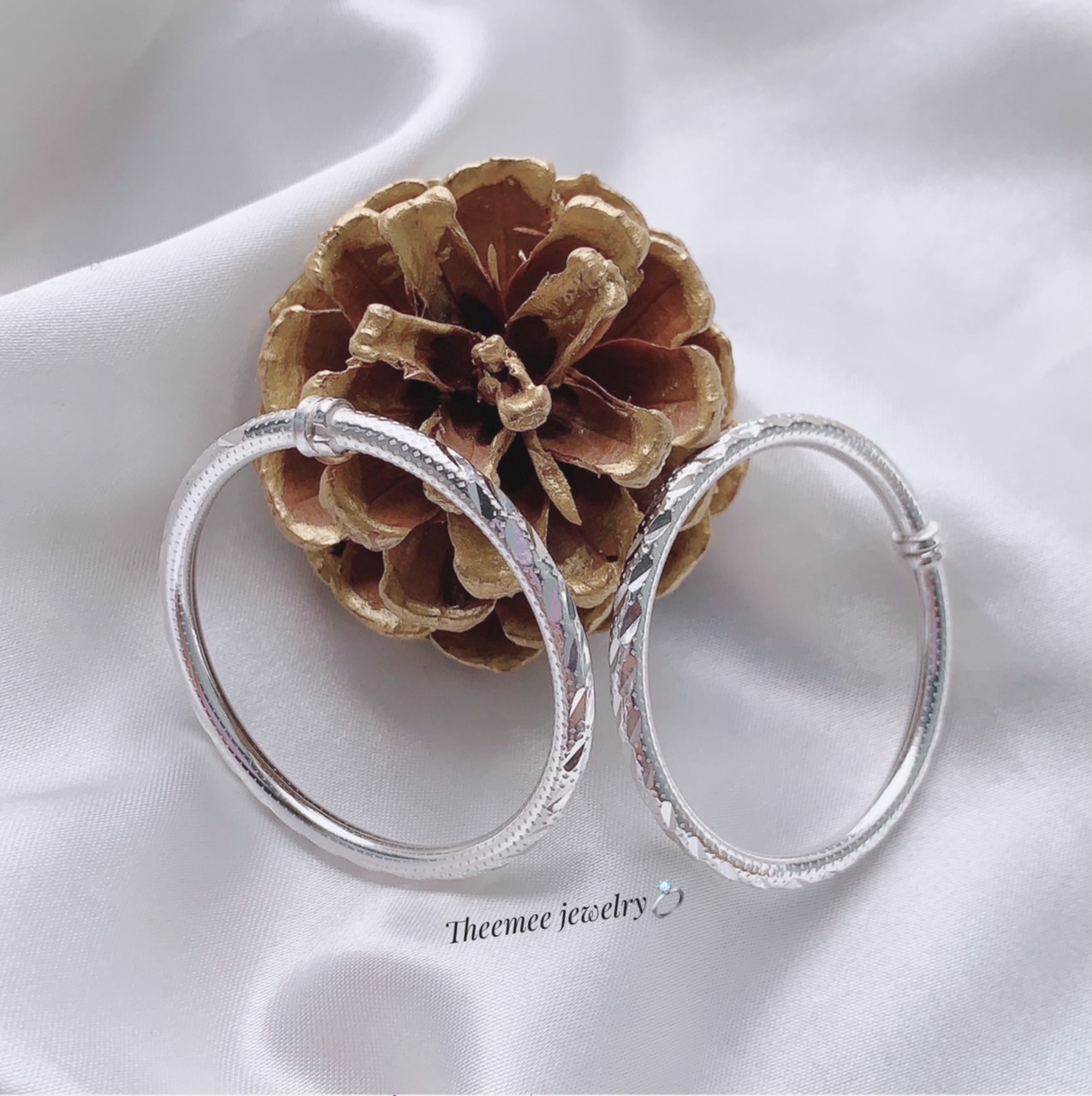 Vòng tay xinh xắn cho bé chất liệu Bạc Ta dày dặn, kiềng tay tròn bạc ta cho bé từ 1-5 tuổi ( ảnh thật )