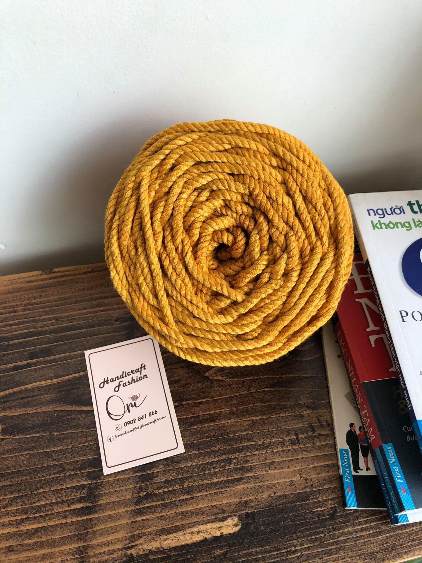 Dây 3 xoắn 4MM thắt Macrame