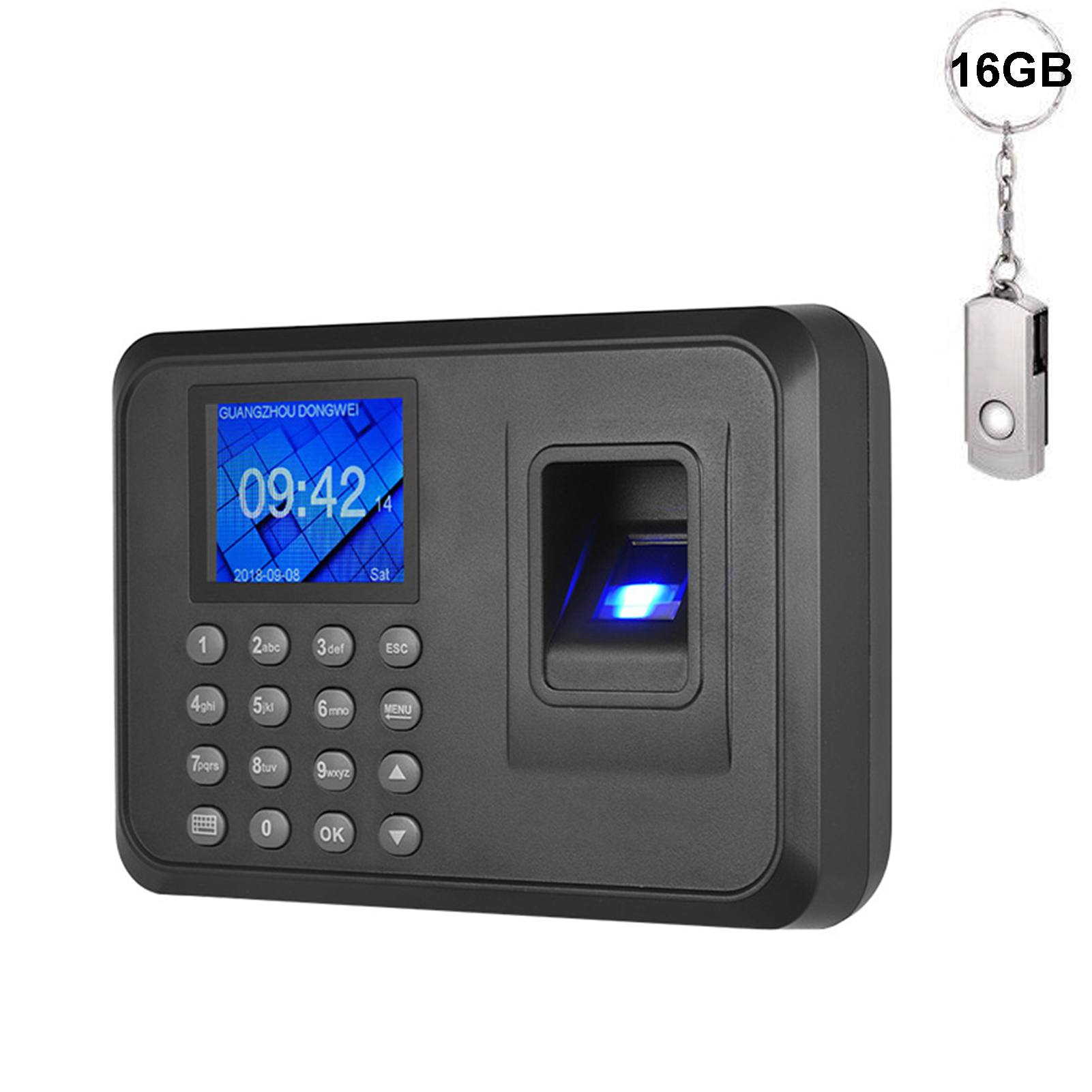 Máy Chấm Công Quét Vân Tay 911(Tặng USB 8GB/16G + Video Hướng dẫn sử dụng - Part + Full time)