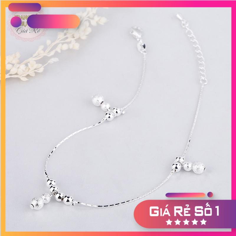 [Giảm Sốc] Lắc Chân Bạc Ý 925 thời trang Hàn Quốc