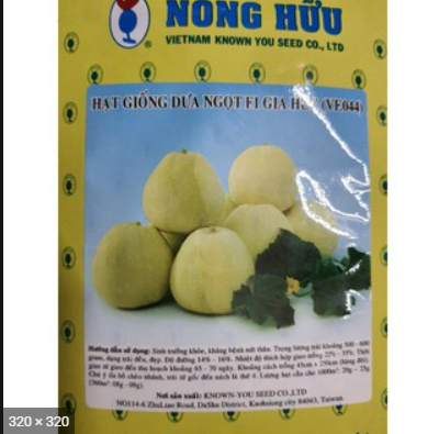 HẠT GIỐNG DƯA LÊ NÔNG HƯU 5gr/túi (ngân huy, gia huy)