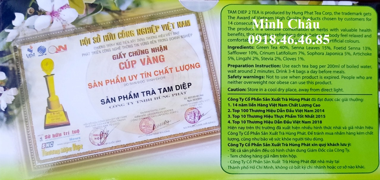 [HCM]Trà Tam Diệp thế hệ 2