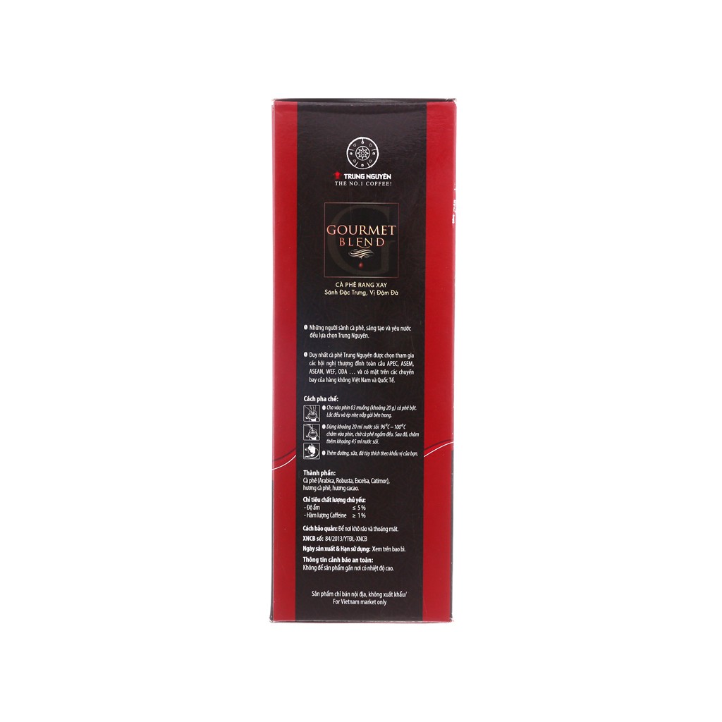 Cà phê Trung Nguyên Gourmet Blend - 500g (bánh xe)