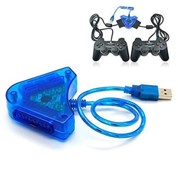 Tay Cầm PS2 Cao cấp + Cổng Chuyển máy tính