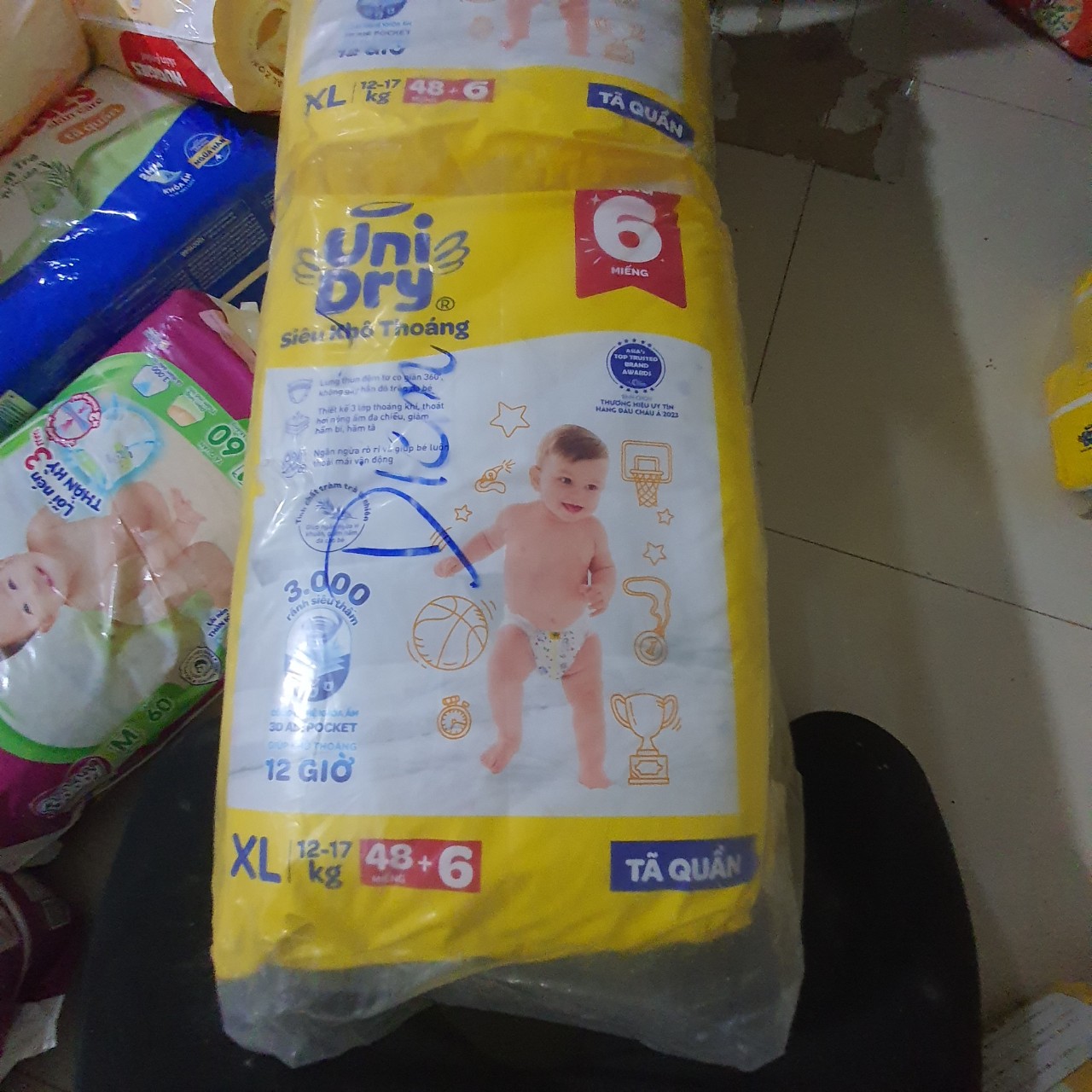 Tã quần/dán Unidry Xl48/S54