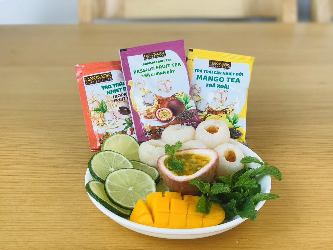 Trà xoài hòa tan hạt Chia DakMark