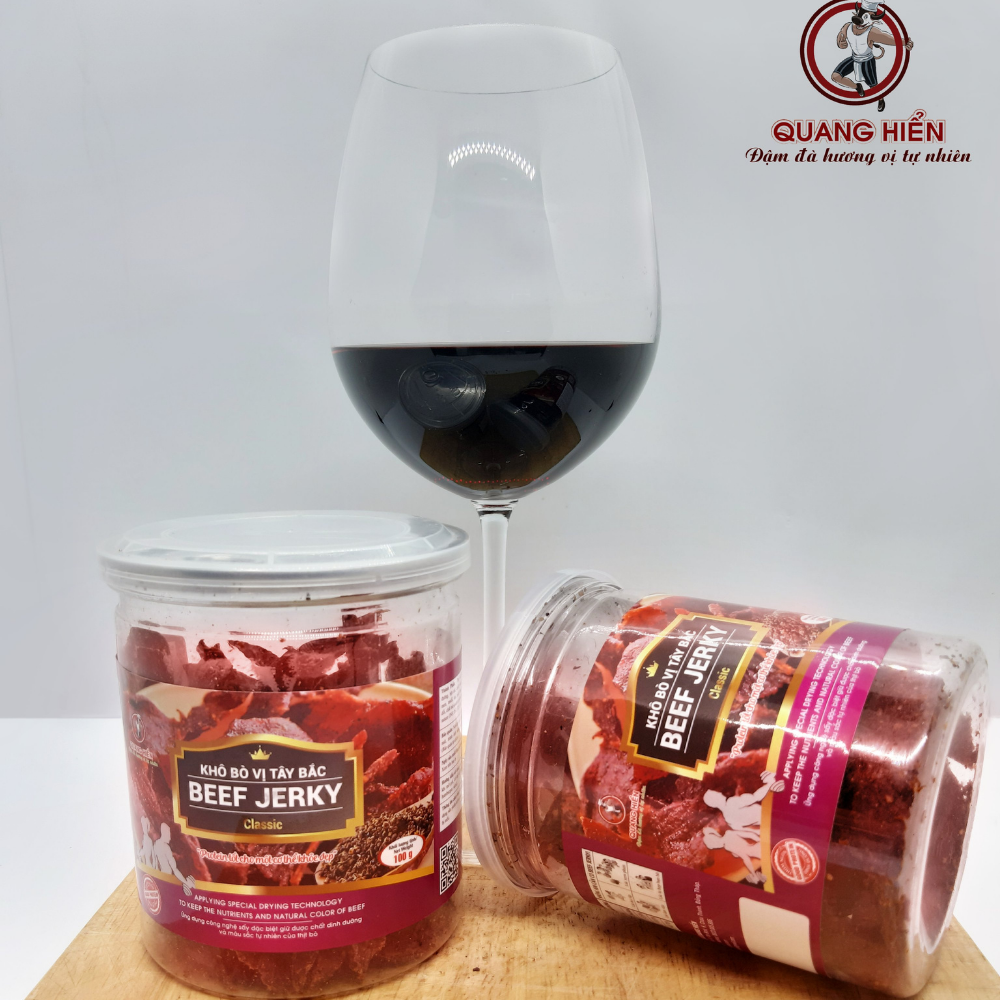 Beef Jerky khô bò vị Tây Bắc 100g