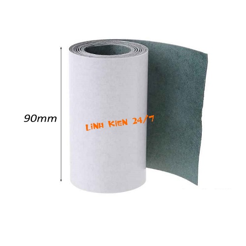 GIẤY DÁN CÁCH ĐIỆN, CÁCH NHIỆT ĐÓNG CELL PIN 18650 BẢN 90MM LOẠI CÓ KEO DÁN (1 MÉT)
