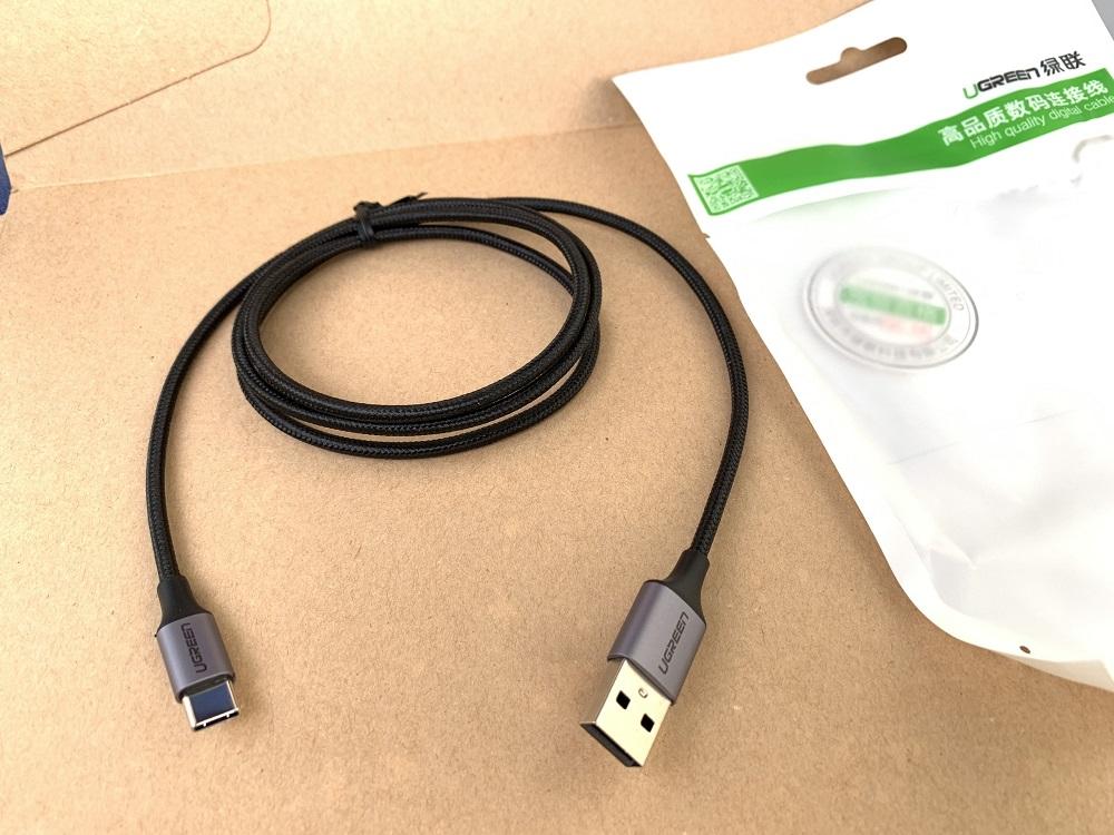 Dây cáp sạc điện thoại USB ra TypeeC - 1M - Ugreen 60126 - 60126