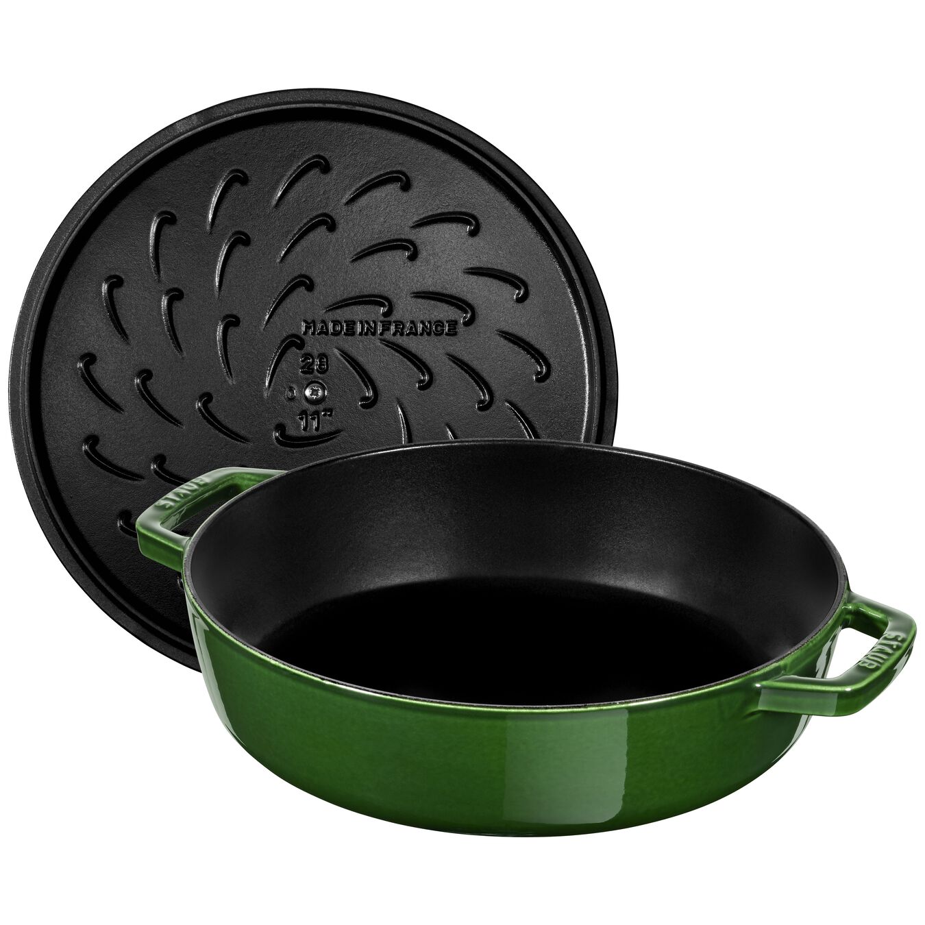 NỒI GANG STAUB CHISTERA 24CM (MÀU XANH)
