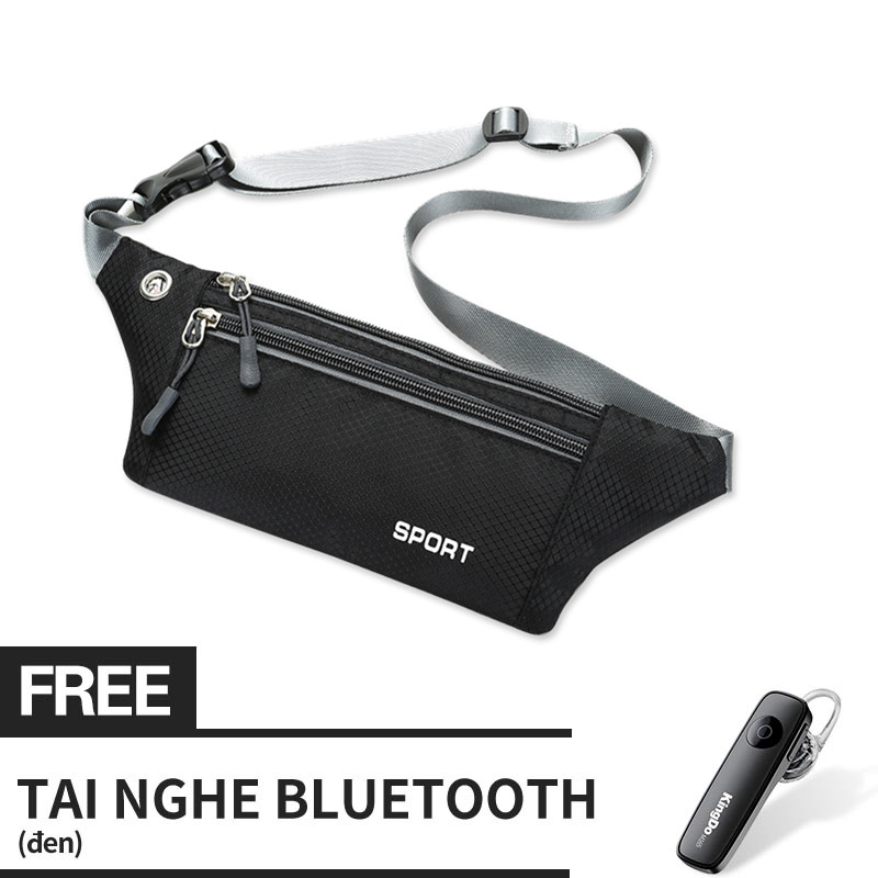 【Tai nghe bluetooth miễn phí】Túi Đeo Chéo Nam Ngoài Trời Mới Túi Thể Thao Unisex Chống Trộm Điện Thoại Di Động Thắt Lưng Dùng Cho Môn Chạy Bộ Không Thấm Nước Người Đàn Ông Và Phụ Nữ Chiến Thuật Vô Hình Túi Chạy Bộ