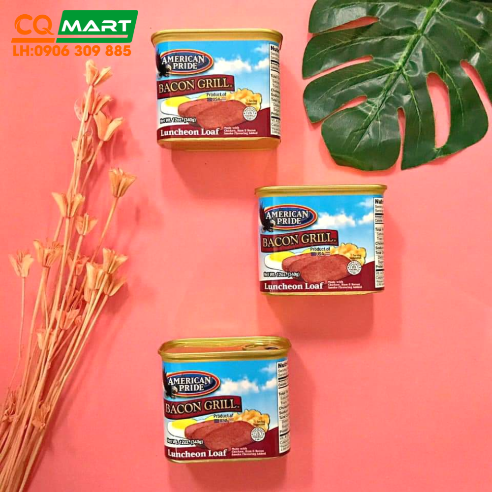 Thịt hộp xông khói American Pride 340g